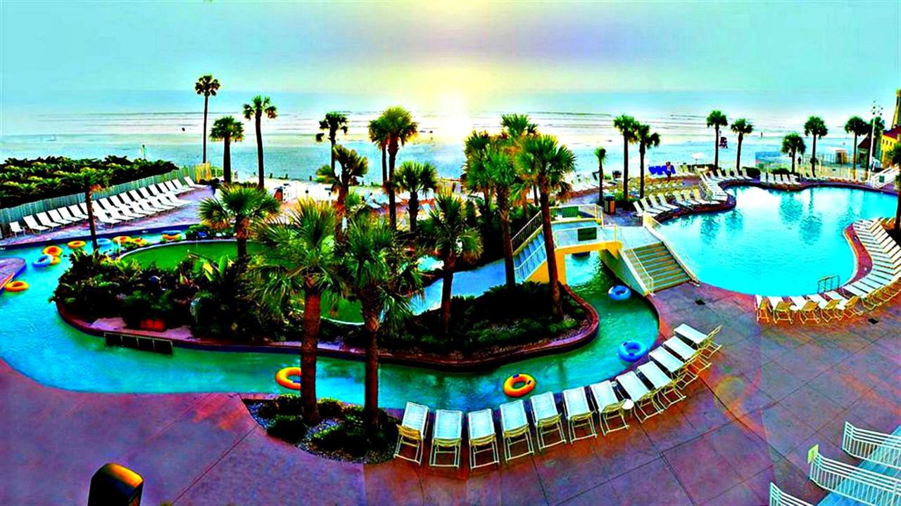 2 Bedroom Resort Condo Direct Oceanfront Wyndham Ocean Walk - Daytona Funland 2226 เดย์โทนาบีช ภายนอก รูปภาพ